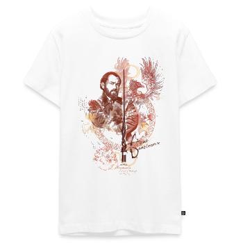 Phantastische Tierwesen Albus Dumbledore - Teenager Premium Bio T-Shirt - Weiß - Vorne - AI Model Teenager Male light (155cm)