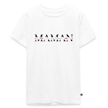 Joyeuse fête te des mères - Maman - T-shirt Premium bio Ado - blanc - Devant - AI Model Teenager Male light (155cm)