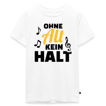 Chor - Teenager Premium Bio T-Shirt - Weiß - Vorne - AI Model Teenager Male light (155cm)