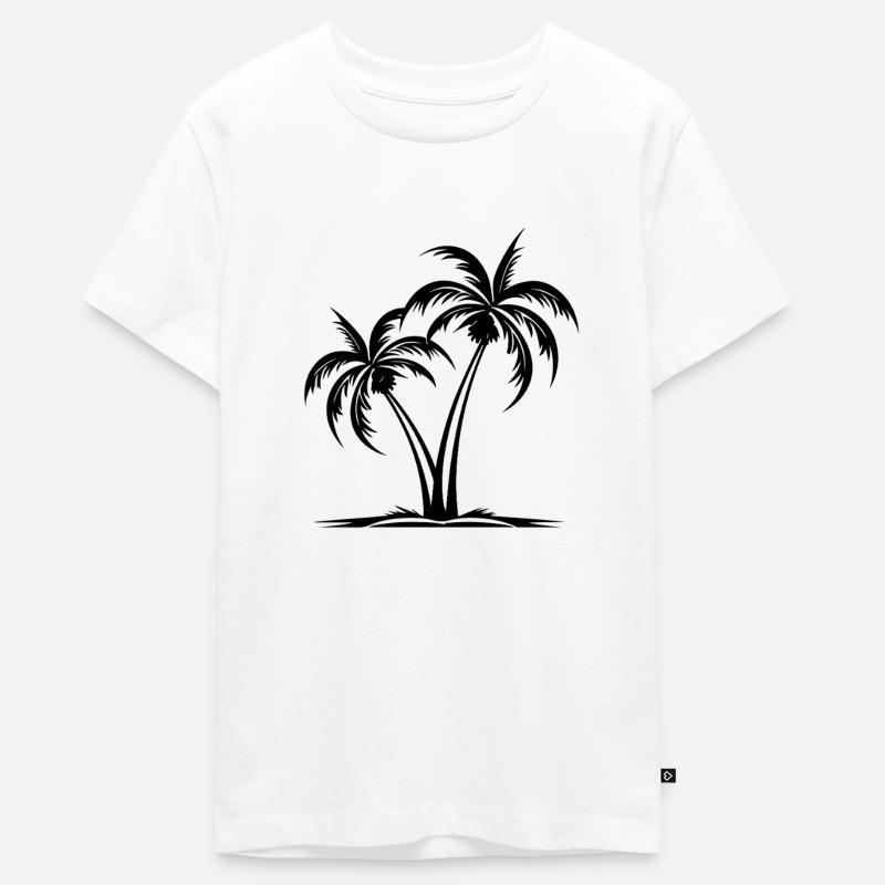 Île Palm - T-shirt Premium bio Ado - blanc