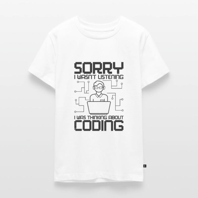 Programmierer Software Web Entwickler Coder Coding Teenager Premium Bio T-Shirt