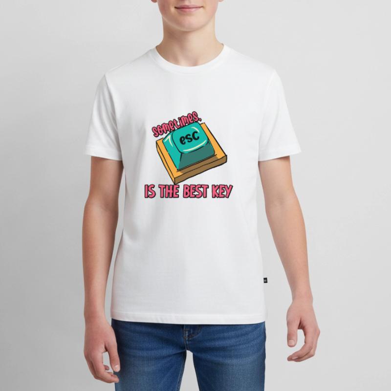Software Engineer Computer Key Programming Teenager Premium Organic T-Shirt