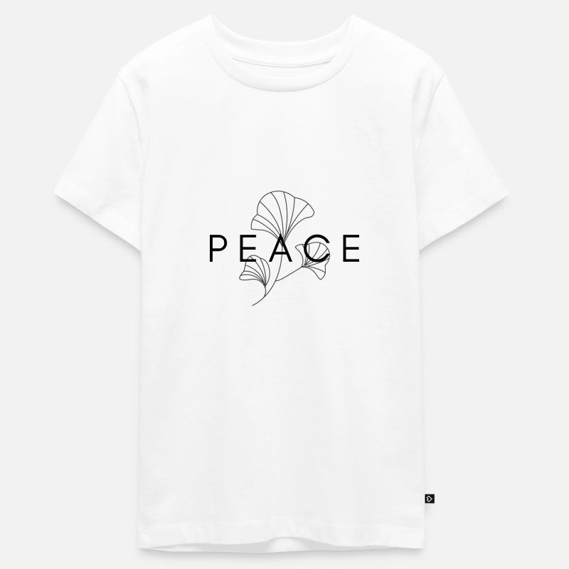 paix - Paix - T-shirt Premium bio Ado - blanc