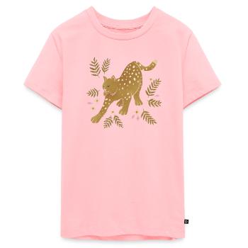 Animaux sauvages - Lynx - T-shirt Premium bio Ado - rose - Devant