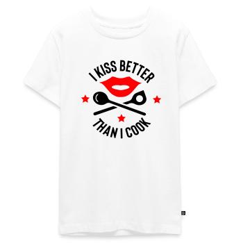 Cook - Teenager Premium Organic T-Shirt - white - Front - AI Model Teenager Male light (155cm)