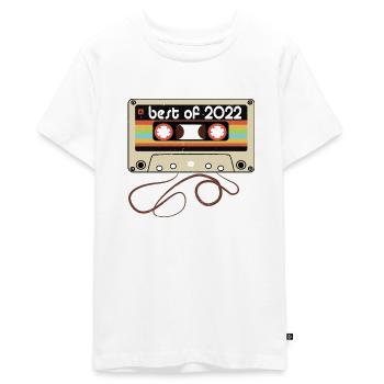 Legendary vintage 2022 - Teenager Premium Organic T-Shirt - white - Front - AI Model Teenager Male light (155cm)