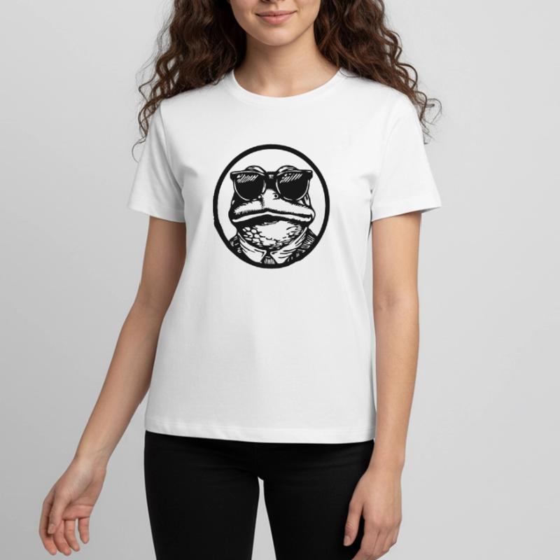Frosch Kröte Teenager Premium Bio T-Shirt