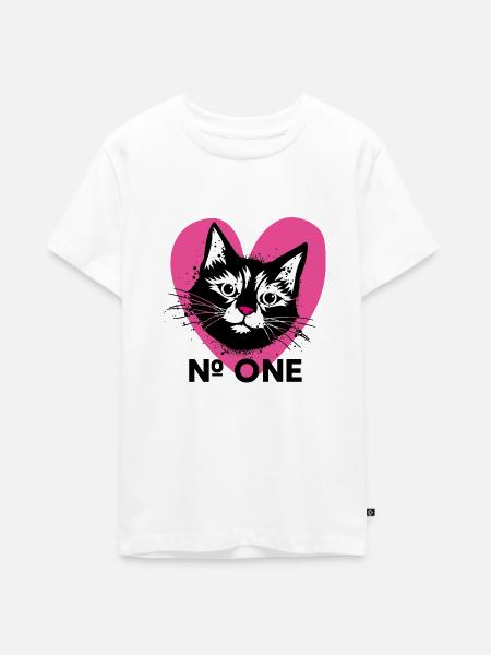 Number one - Teenager Premium Bio T-Shirt - Weiß