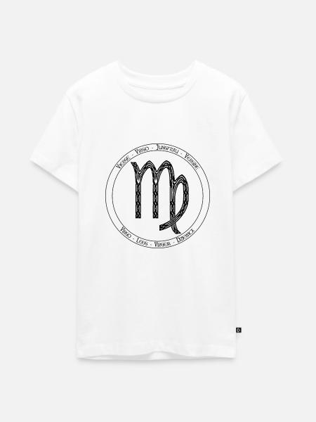 Zodiac, Virgo - Virgo - Teenager Premium Organic T-Shirt - white