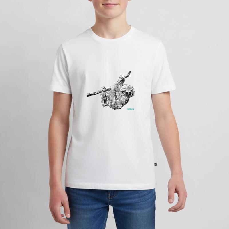 Faultier Teenager Premium Bio T-Shirt