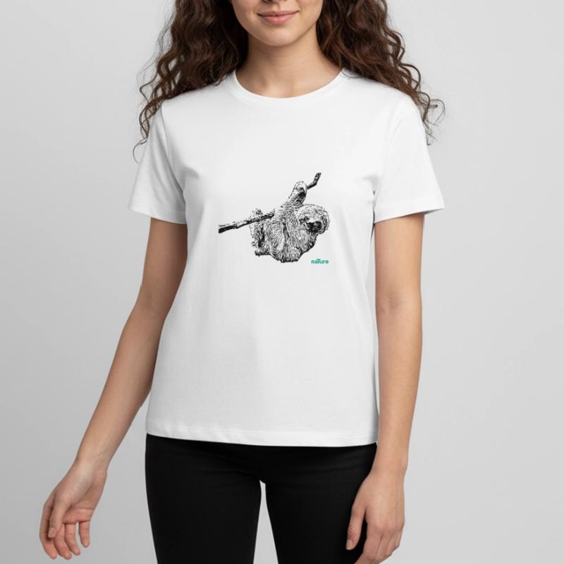 Faultier Teenager Premium Bio T-Shirt