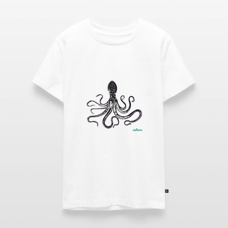Tintenfisch Teenager Premium Bio T-Shirt