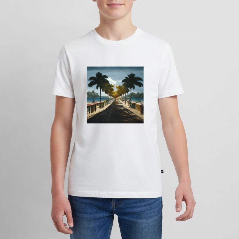 Jamaican Avenue Teenager Premium Organic T-Shirt