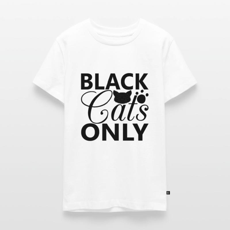 Black Cats Only Teenager Premium Bio T-Shirt