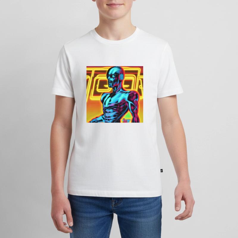 Cyber android T-shirt Premium bio Ado
