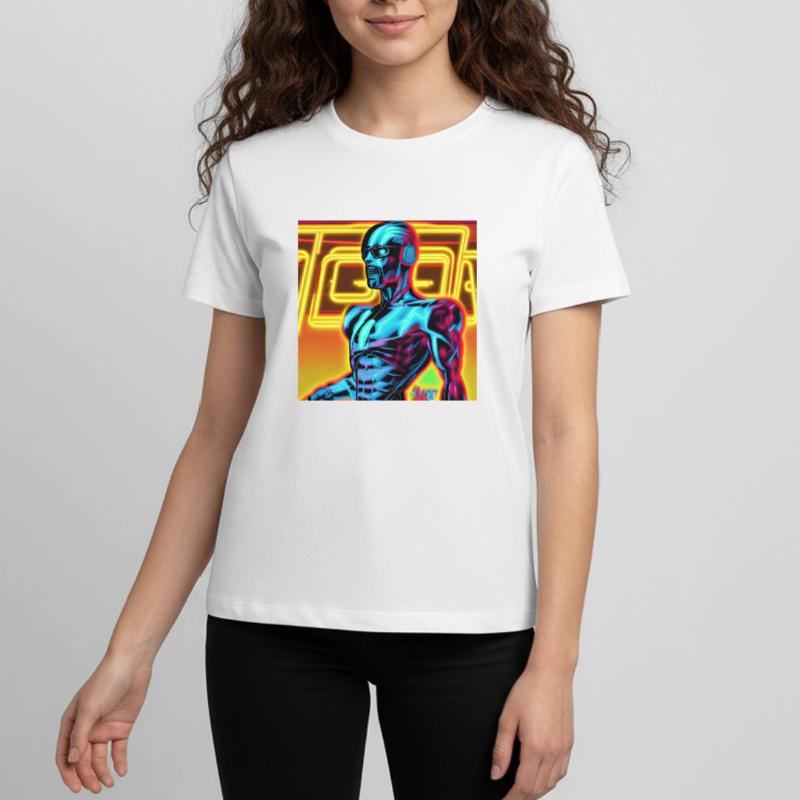 Cyber android T-shirt Premium bio Ado