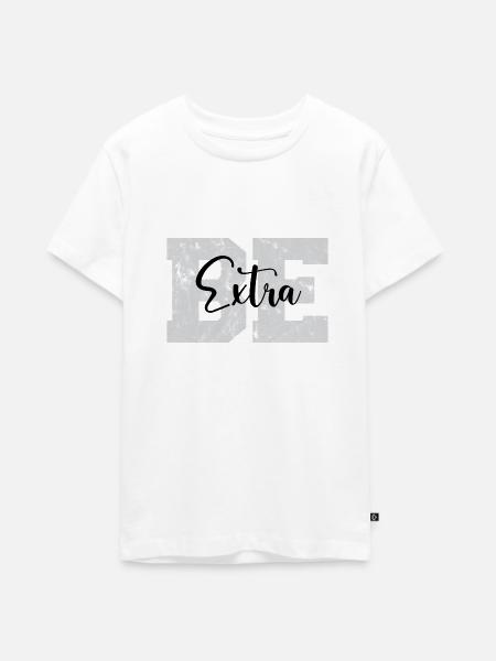 Be Extra - Teenager Premium Bio T-Shirt - Weiß