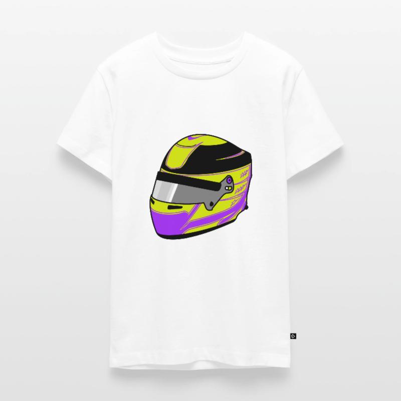 LH Formel Hjelm Teenager Premium økologisk T-shirt