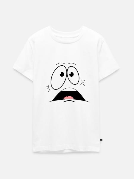 Fright - Teenager Premium Organic T-Shirt - white