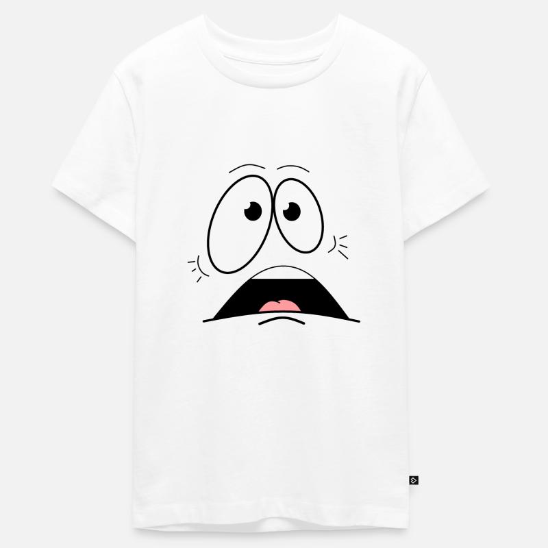 Schreck - Teenager Premium Bio T-Shirt - Weiß