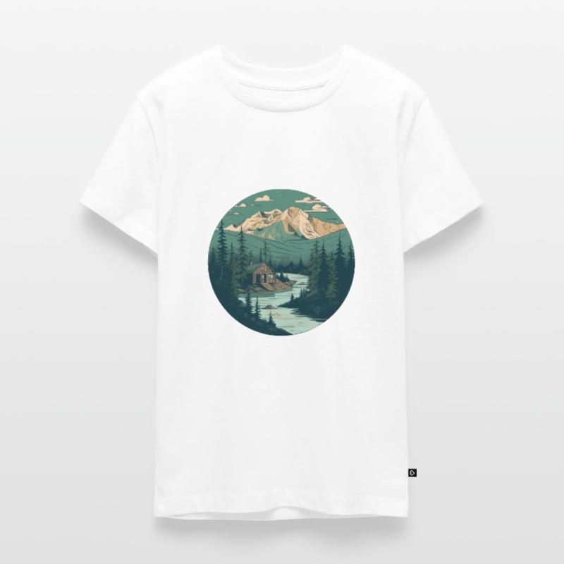 Riverside Cabincore Haven Teenager Premium Organic T-Shirt