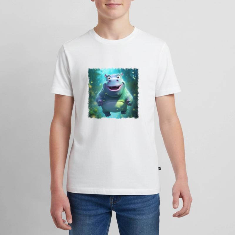 Hippopotame doux T-shirt Premium bio Ado