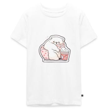 Club animalier confortable - T-shirt Premium bio Ado - blanc - Devant - AI Model Teenager Male light (155cm)