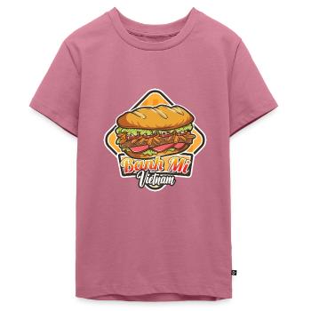 Vietnam Viet Banh Mi Brot Vietnamese I Geschenk - Teenager Premium Bio T-Shirt - Mauve - Vorne - AI Model Teenager Male light (155cm)