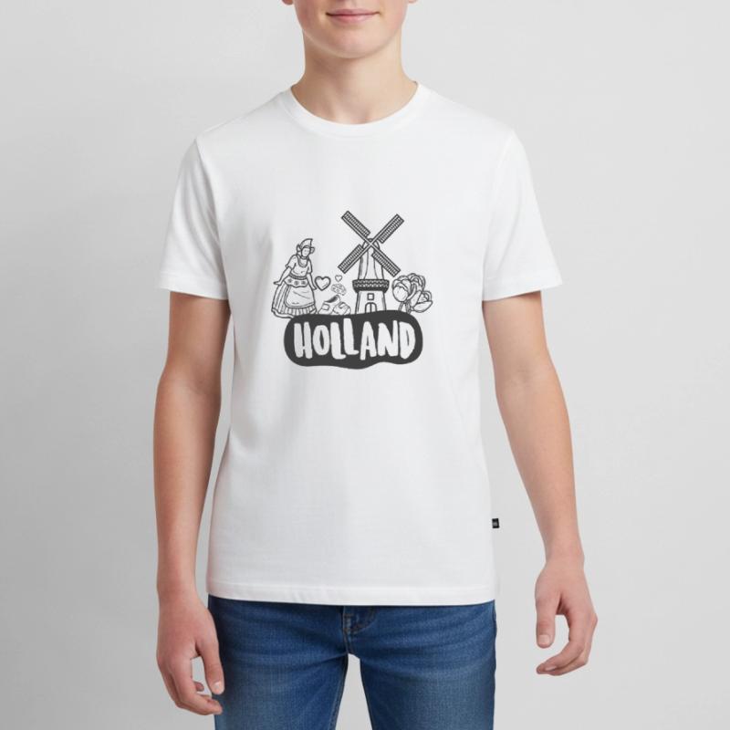 Niederländisches Design Teenager Premium Bio T-Shirt