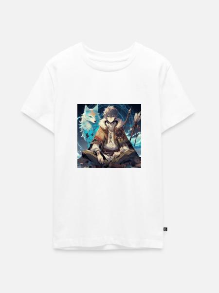 Magischer Kampf - Teenager Premium Bio T-Shirt - Weiß