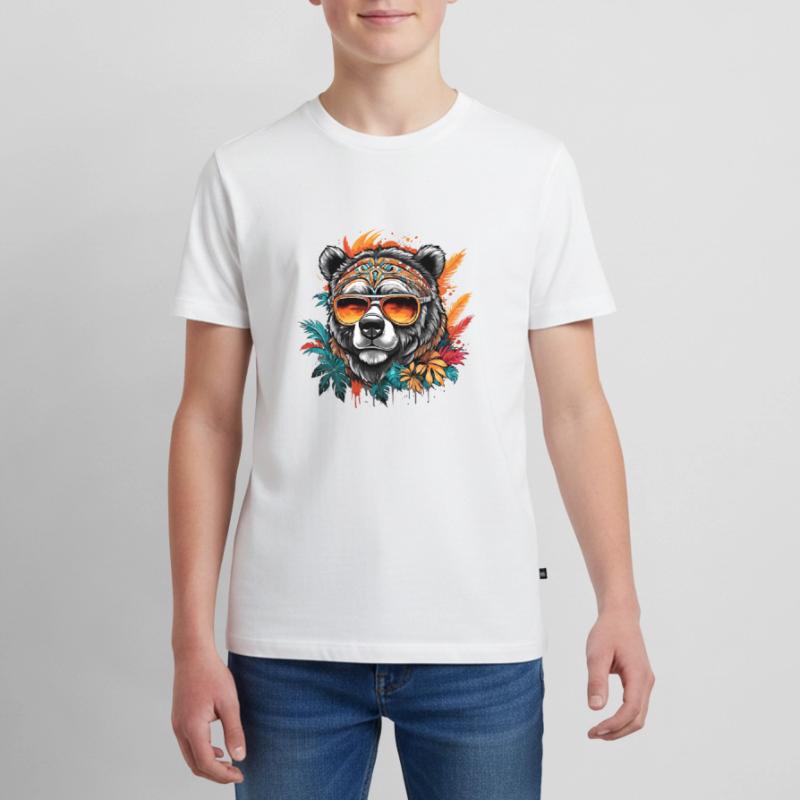 Tattoo / Animal / Art / Cool / Comic / Bear Teenager Premium Organic T-Shirt