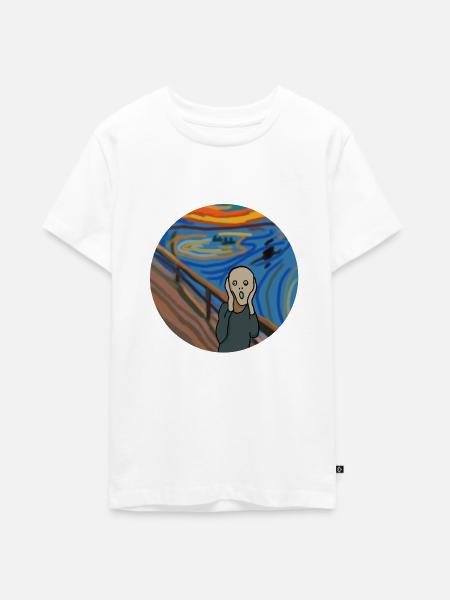 Der Schreew - Teenager Premium Bio T-Shirt - Weiß