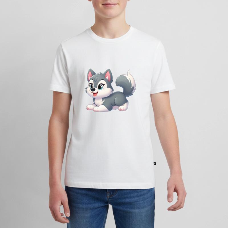 Wolf 15 Teenager Premium Bio T-Shirt