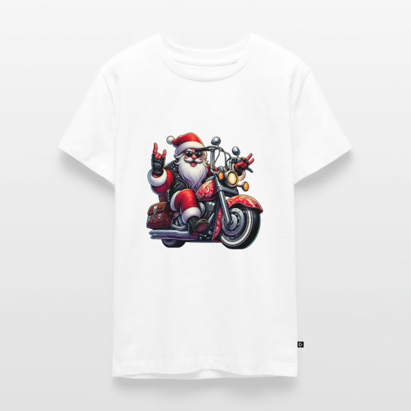 Santa Moto 3 Teenager Premium Bio T-Shirt