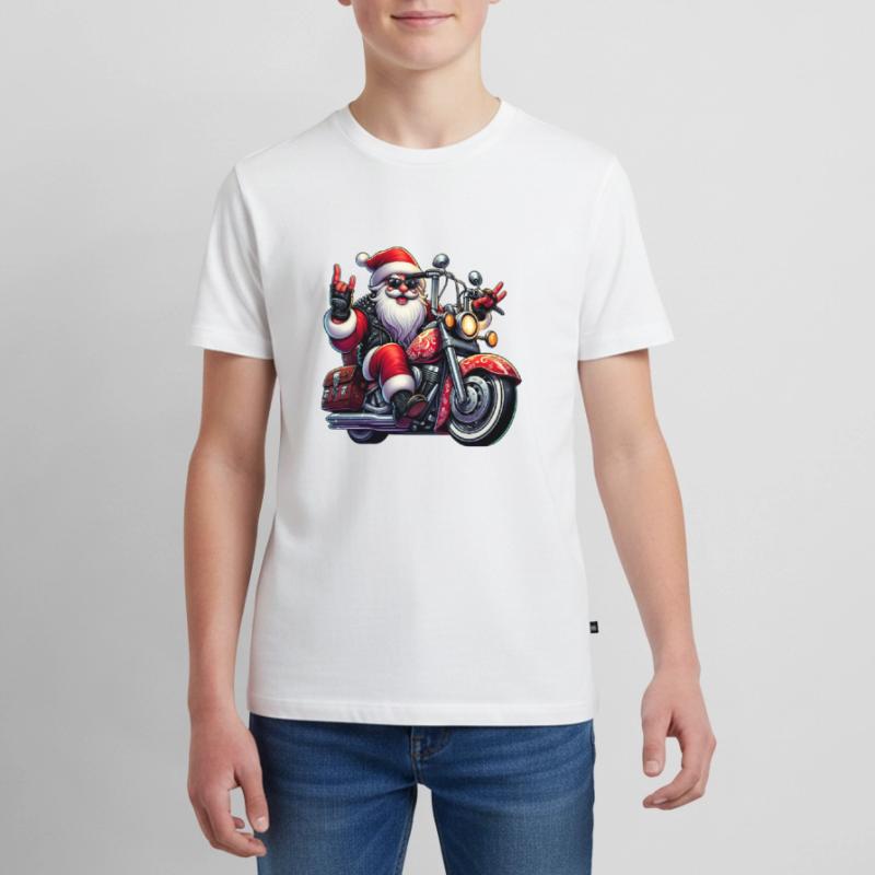 Santa Moto 3 Teenager Premium Bio T-Shirt