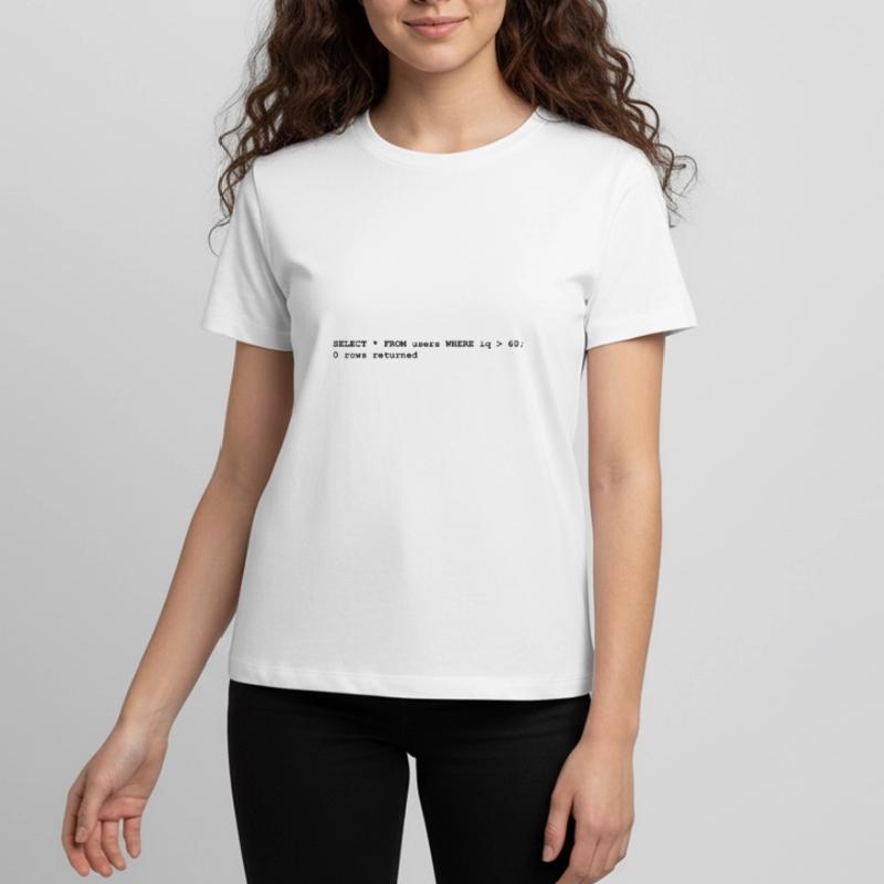 Users iq rows programming gift computer science Teenager Premium Organic T-Shirt