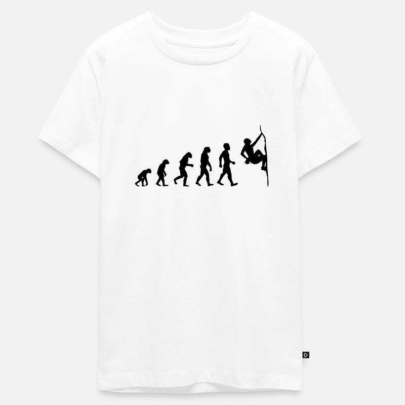 Boulder Evolution - T-shirt Premium bio Ado - blanc