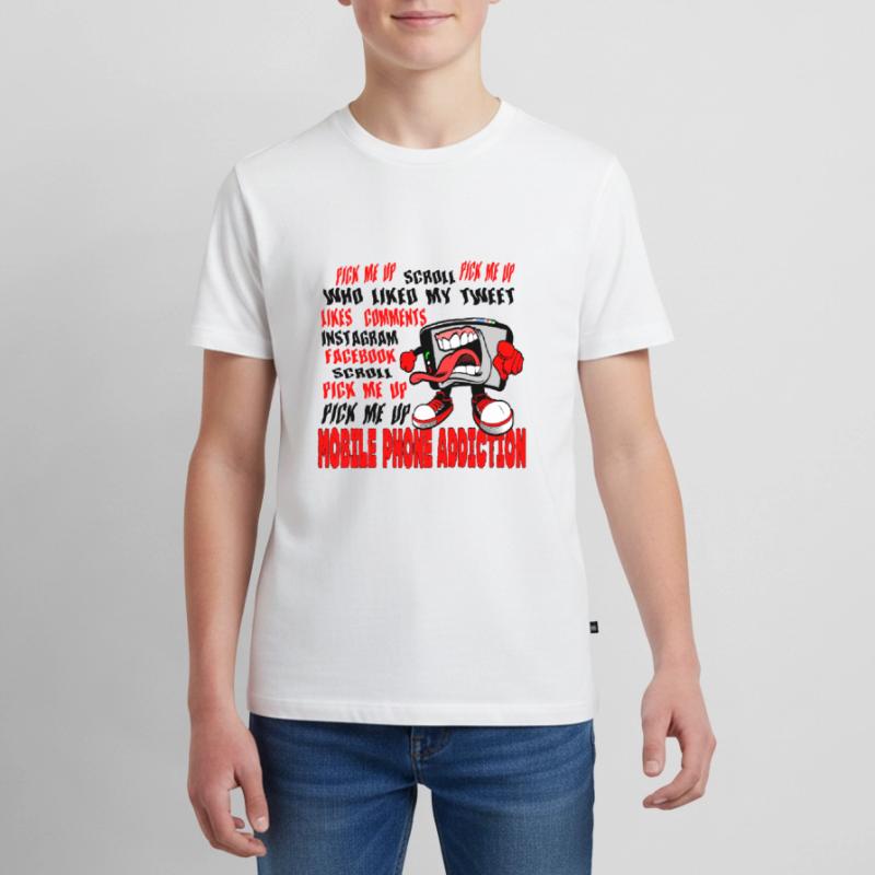 Handy-Spaß Teenager Premium Bio T-Shirt