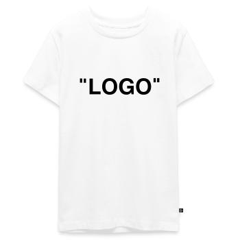 logo - T-shirt Premium bio Ado - blanc - Devant - AI Model Teenager Male light (155cm)