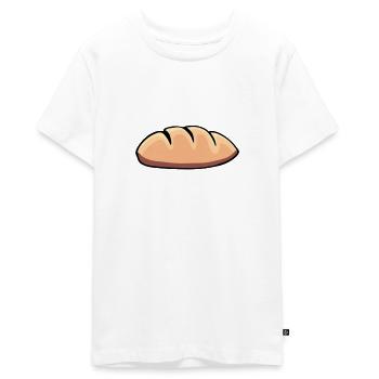 Bread Pain Bread T-Shirt Baker - Teenager Premium Organic T-Shirt - white - Front - AI Model Teenager Male light (155cm)