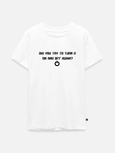 Administrator/Programmierer Lustig - Teenager Premium Bio T-Shirt - Weiß