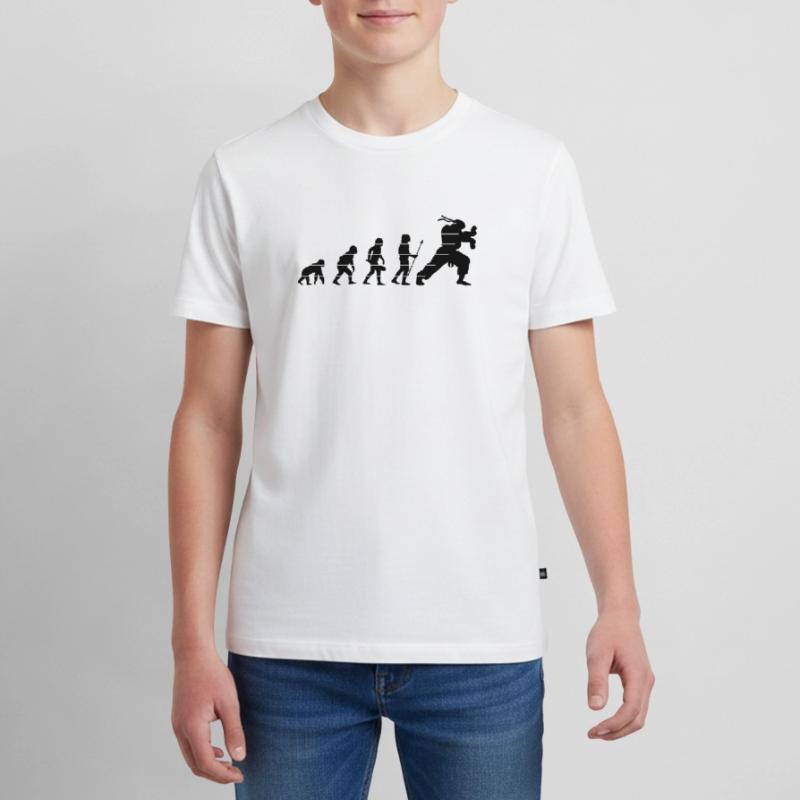 human evolution or hadouk Teenager Premium Organic T-Shirt