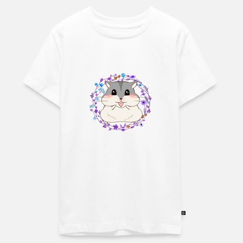 hamster - T-shirt Premium bio Ado - blanc