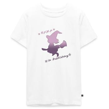 Hexe in Ausbildung Baby Langarmshirt - Teenager Premium Bio T-Shirt - Weiß - Vorne - AI Model Teenager Male light (155cm)