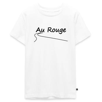 Au Rouge - Teenager Premium Bio T-Shirt - Weiß - Vorne - AI Model Teenager Male light (155cm)