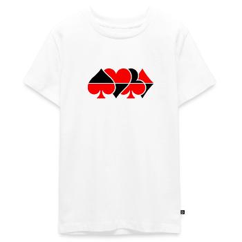 Funny - Teenager Premium Organic T-Shirt - white - Front - AI Model Teenager Male light (155cm)