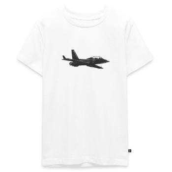 Jet Chrome - Teenager Premium Bio T-Shirt - Weiß - Vorne - AI Model Teenager Male light (155cm)