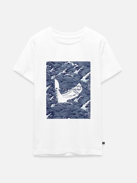 Gondel Japan - Teenager Premium Bio T-Shirt - Weiß