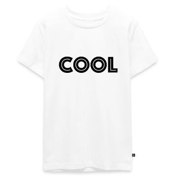 cool - Teenager Premium Bio T-Shirt - Weiß - Vorne - AI Model Teenager Male light (155cm)