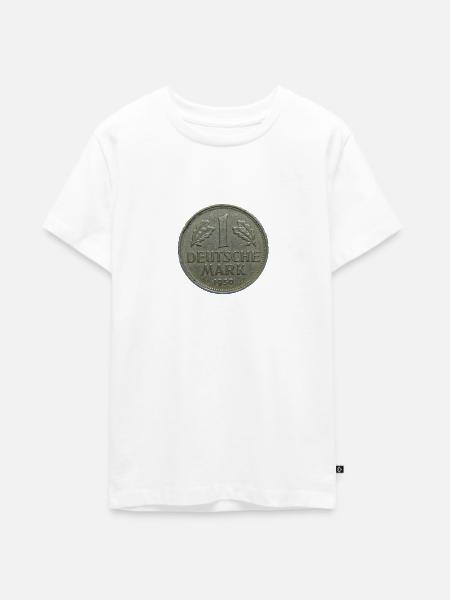 Deutsche Mark - Teenager Premium Bio T-Shirt - Weiß